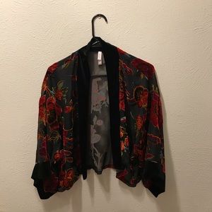 Xhilaration velvet cutout party shawl!